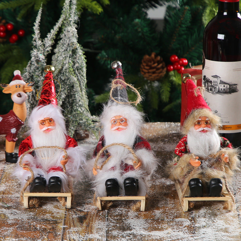 Vinyl Santa Claus Doll Decorations Pendant