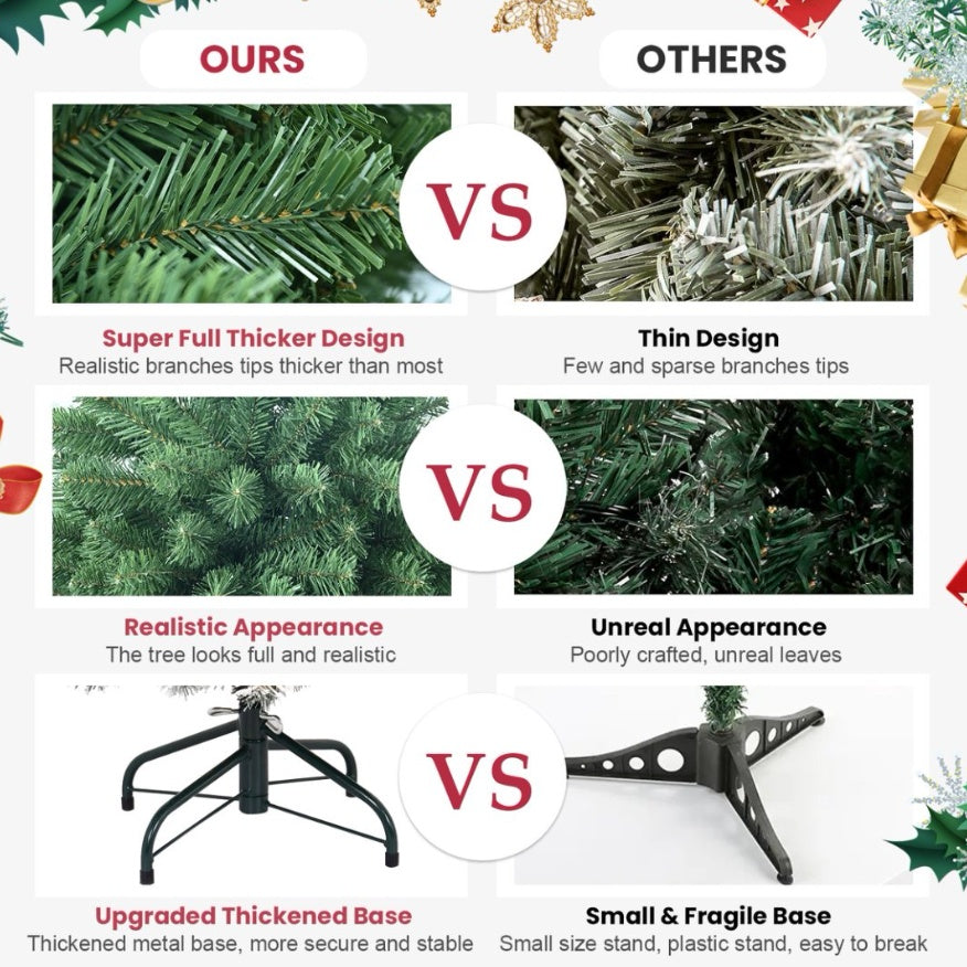 Premium Artificial Christmas Tree — Lush, Full & Realistic Branches