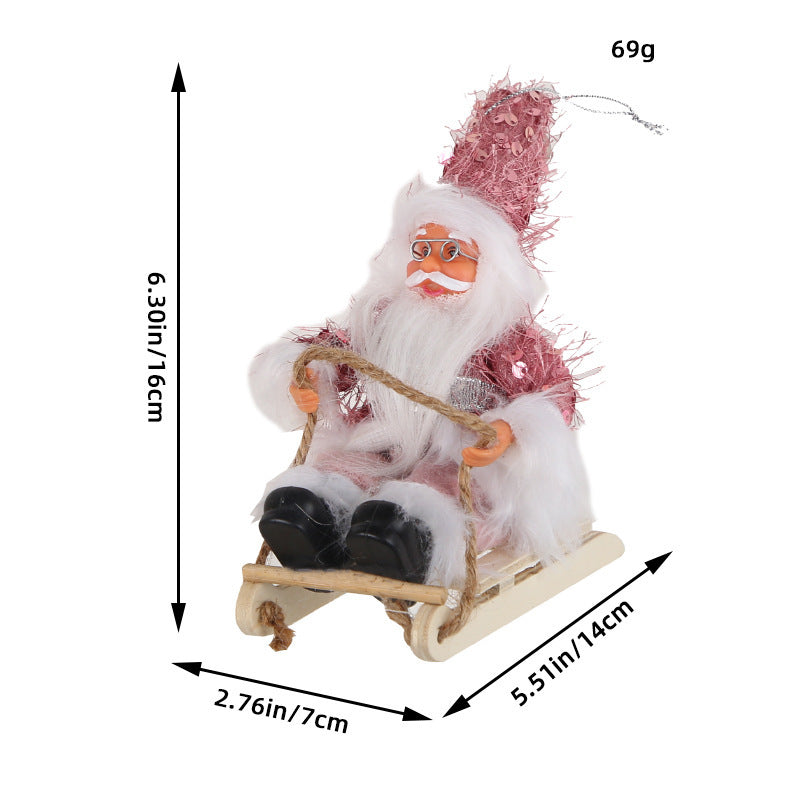 Vinyl Santa Claus Doll Decorations Pendant