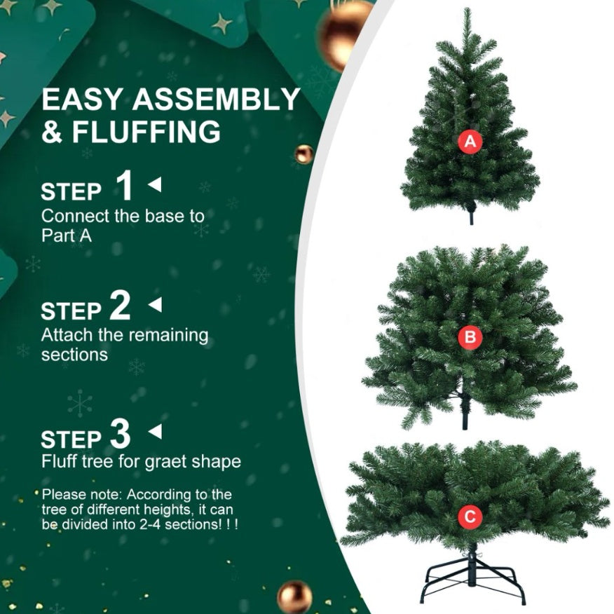Premium Artificial Christmas Tree — Lush, Full & Realistic Branches