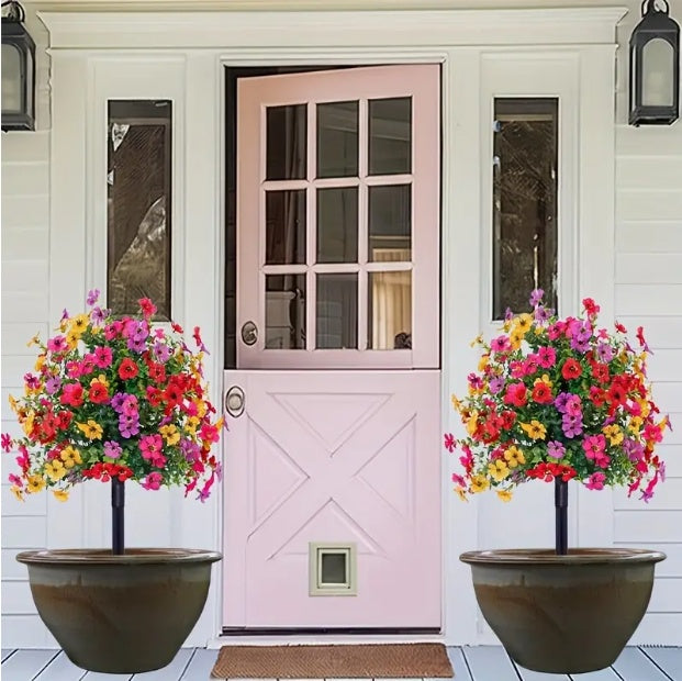 2-pack, ImitationFlowers, Ground Stake