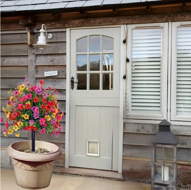 2-pack, ImitationFlowers, Ground Stake